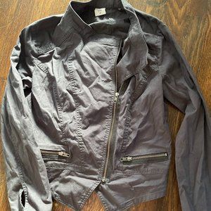 Cabi Women's Crop Bomber Jacket - Gray, Medium